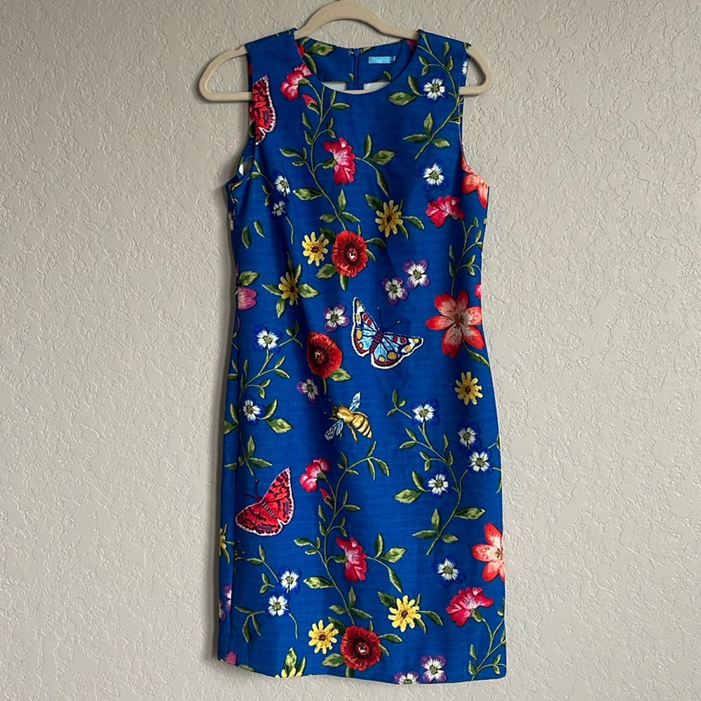 J. McLaughlin Belinda Dress in Butterfly Garden Size 6